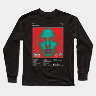 M.I.A. - Matangi Tracklist Album Long Sleeve T-Shirt